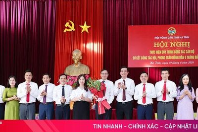 Ông Nguyễn Đình Dũng được bầu giữ chức vụ Chủ tịch Hội Nông dân Hà Tĩnh