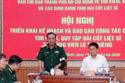 Chuẩn bị chu đáo trước khi tìm kiếm hài cốt liệt sỹ tại Công viên Lê Thị Riêng