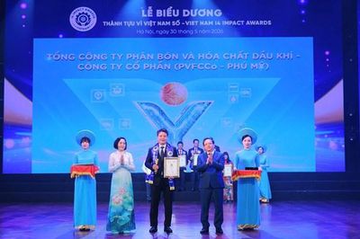 PVFCCo Phú Mỹ lập 'cú đúp' tại Việt Nam I4 IMPACT AWARDS 2026