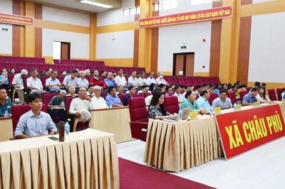 Đại biểu HĐND tỉnh An Giang tiếp xúc cử tri xã Châu Phú