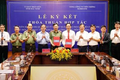 Bắc Ninh ký kết hợp tác phát triển khoa học, công nghệ, đổi mới sáng tạo và chuyển đổi số với MobiFone