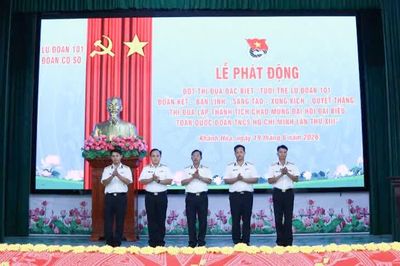 Lữ đoàn 101 phát động đợt thi đua đặc biệt chào mừng Đại hội Đoàn toàn quốc