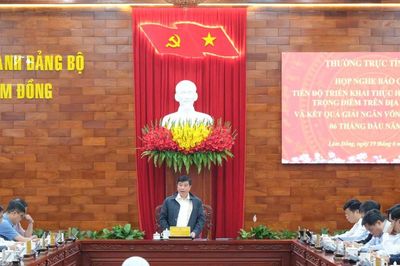 Lâm Đồng đẩy nhanh các dự án trọng điểm, quyết tâm hoàn thành mục tiêu tăng trưởng 10%