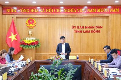 Hoàn thiện phương án cổng chào hoa tươi và biểu trưng tỉnh Lâm Đồng