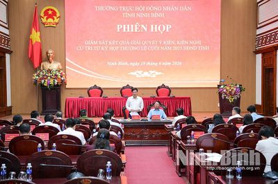 Thường trực HĐND tỉnh giám sát kết quả giải quyết ý kiến, kiến nghị cử tri từ kỳ họp cuối năm 2025 HĐND tỉnh