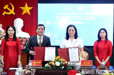 Ký kết Biên bản ghi nhớ hợp tác giữa hệ thống y tế Vinmec và Bệnh viện Đa khoa tỉnh Ninh Bình