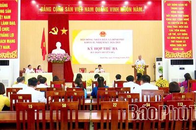 HĐND xã Bình Phú khóa II, nhiệm kỳ 2026-2031 tổ chức Kỳ họp thứ Ba (kỳ họp chuyên đề)