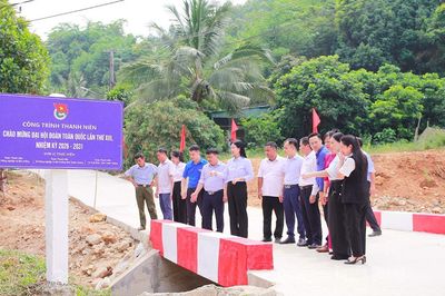 Khánh thành công trình thanh niên tại xã Thái Bình