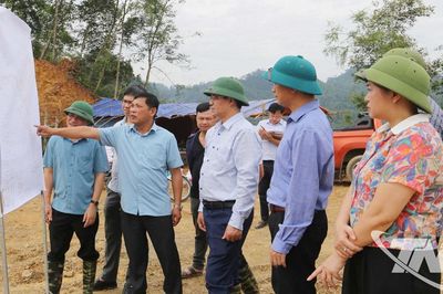 Sớm hoàn thiện khu ổn định dân cư vùng ngập lụt tại xã Văn Lang