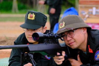 Hội thao Công an nhân dân khu vực III: Kịch tính cuộc đua ở nội dung súng trường bắn tỉa 120m