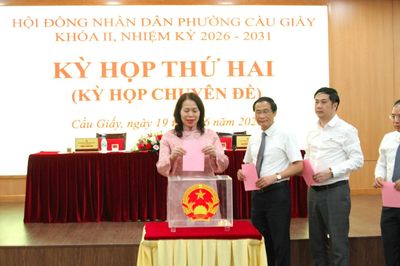 HĐND phường Cầu Giấy tổ chức kỳ họp chuyên đề
