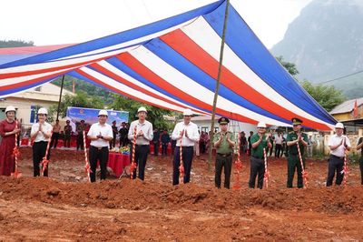 Lễ khởi công xây dựng điểm Trường Mầm non Cốc Pàng