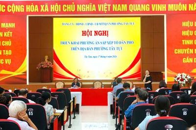 Phường Tây Tựu dự kiến sắp xếp 27 tổ dân phố thành 14 tổ dân phố mới