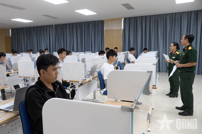 Ngày thứ hai thi đánh giá năng lực của Bộ Quốc phòng: An toàn, nghiêm túc, không vi phạm quy chế