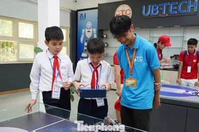 Thiếu nhi 34 tỉnh, thành hào hứng khám phá công nghệ, sáng tạo tương lai