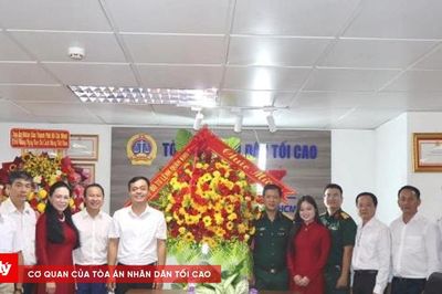 Quân khu 7 thăm, chúc mừng Văn phòng đại diện Báo Công lý tại TP.HCM