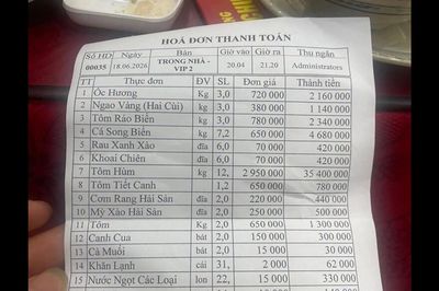 Kết quả xác minh vụ hóa đơn bữa ăn hơn 50 triệu đồng gây xôn xao ở Quảng Ninh