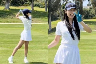Jennie (BLACKPINK) gây chú ý với kỹ năng chơi golf