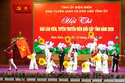 Khai mạc Hội thi Báo cáo viên, tuyên truyền viên giỏi tỉnh Điện Biên năm 2026