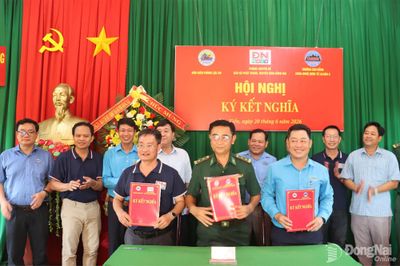 Phòng Chuyên đề, Báo và Phát thanh, Truyền hình Đồng Nai kết nghĩa với Đồn biên phòng Lộc An