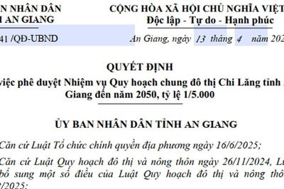 Quy hoạch đô thị Chi Lăng 5.000ha: Trung tâm logistics biên giới mới của An Giang