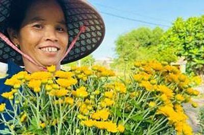 Làng hoa Giang Đông rộn ràng vào vụ