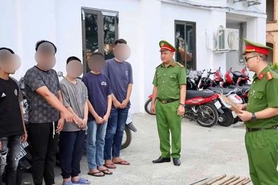 Hẹn đánh nhau qua TikTok, 10 thanh thiếu niên ở Phú Thọ bị xử lý
