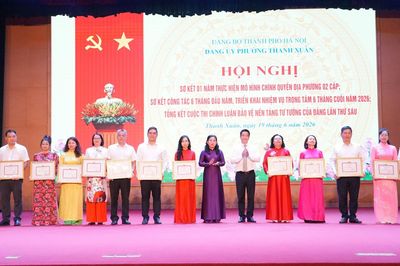 Phường Thanh Xuân sơ kết 1 năm vận hành mô hình chính quyền địa phương 2 cấp