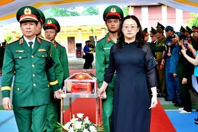 Trang trọng đón 9 hài cốt liệt sĩ trở về quê hương Bát Xát - Lào Cai