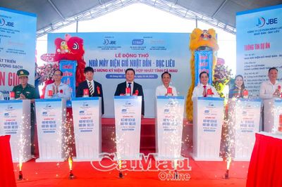 Động thổ Dự án Nhà máy điện gió Nhật Bản - Bạc Liêu tại Cà Mau
