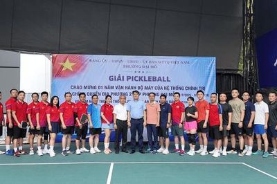 Khai mạc Giải Pickleball phường Đại Mỗ, kỷ niệm một năm vận hành chính quyền 2 cấp