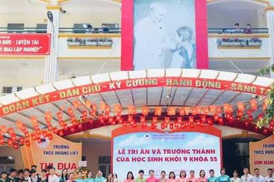 Hơn 91% học sinh THCS phường Hoàng Liệt đỗ lớp 10 THPT công lập
