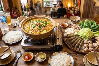 Lẩu tôm bầu - món ăn tốt cho người giảm cân