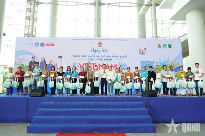 TP Hồ Chí Minh: Hơn 2.000 người lao động được khám sức khỏe, tư vấn pháp luật miễn phí