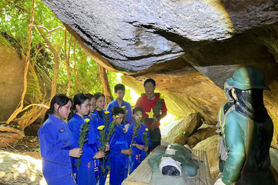 Màu áo xanh Vovinam trên 'địa chỉ đỏ' Đồng Bò