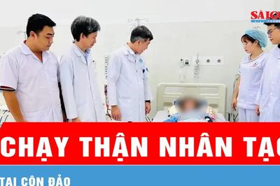 Du khách Hà Nội chạy thận nhân tạo tại Côn Đảo