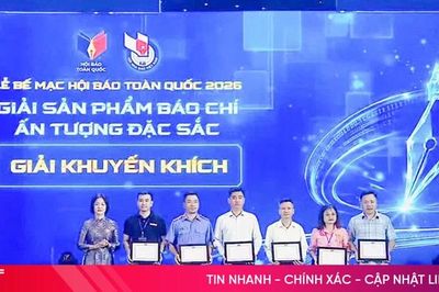 Báo và phát thanh, truyền hình Hà Tĩnh đoạt giải tại Hội Báo toàn quốc