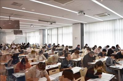 Gần 1.000 lượt thí sinh tham dự Kỳ thi năng lực tiếng Việt tại Nhật Bản