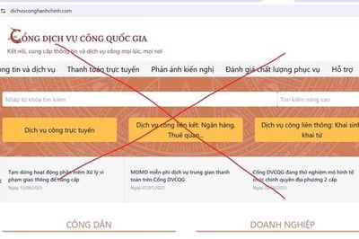 Cảnh báo website giả mạo Cổng Dịch vụ công Quốc gia để lừa đảo