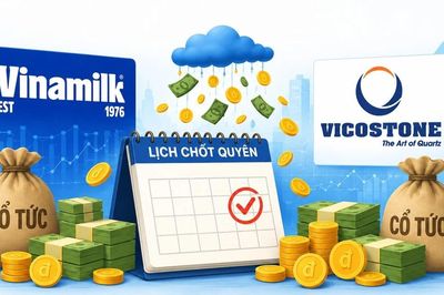 Lịch chốt quyền cổ tức tuần tới: Cổ đông Vinamilk, Vicostone nhận 'mưa tiền mặt'
