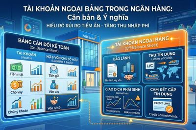Tài khoản ngoại bảng là gì và vì sao quan trọng khi phân tích ngân hàng?