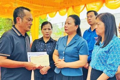 Bắc Ninh: Trao hỗ trợ các gia đình nạn nhân tử vong tại Việt Yên, Đa Mai