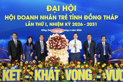 Đại hội Hội Doanh nhân trẻ tỉnh Đồng Tháp lần thứ I, nhiệm kỳ 2026 - 2031