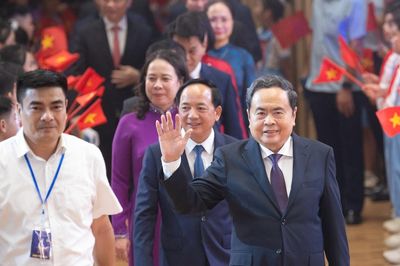 Chủ tịch Quốc hội Trần Thanh Mẫn dự Lễ trao giải Báo chí quốc gia lần thứ XX