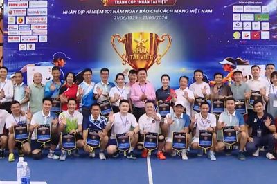 Sôi động giải Pickleball Báo chí - Truyền hình và Doanh nghiệp toàn quốc 2026