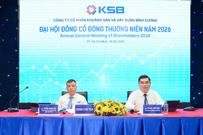 ĐHĐCĐ KSB 2026: Ước lãi 6 tháng vượt 65% kế hoạch, dồn lực phát triển khu công nghiệp và tăng công suất mỏ đá