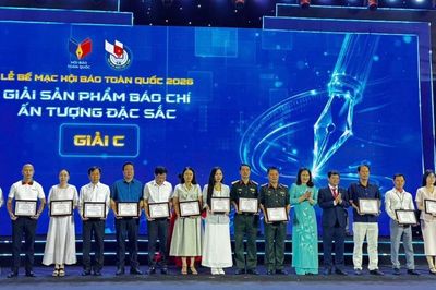 Bế mạc Hội báo toàn quốc năm 2026: Báo và Phát thanh, truyền hình Cao Bằng đạt giải C giải Sản phẩm báo chí ấn tượng đặc sắc