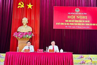 Hà Tĩnh: Hội nông dân sơ kết công tác Hội và phong trào nông dân 6 tháng đầu năm 2026