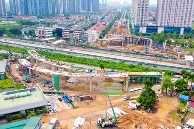 Siêu nút giao gần 2.400 tỷ đồng dần lộ diện ở phía Tây Hà Nội