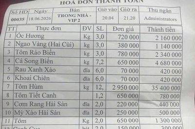 Sự thật vụ hóa đơn bữa ăn hơn 50 triệu đồng gây xôn xao ở Quảng Ninh